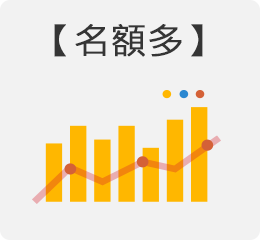 穩定開缺,競爭人數較少